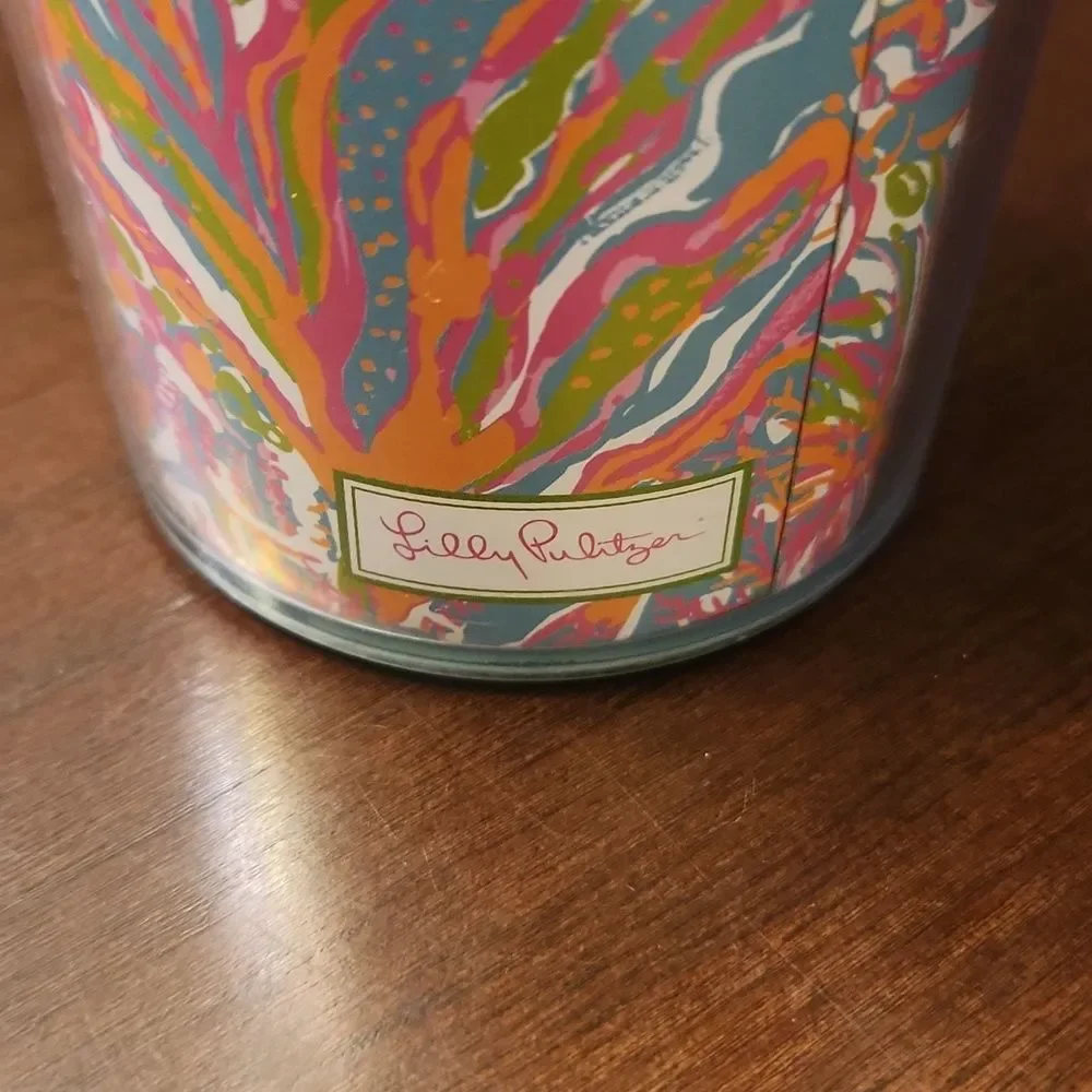 Lilly Pulitzer Travel Insulated Tumbler in Nautical Coral Print